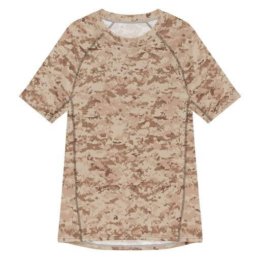 Digital Desert CAMO Mens Short-Sleeve Rash Guard - 2XS - SS