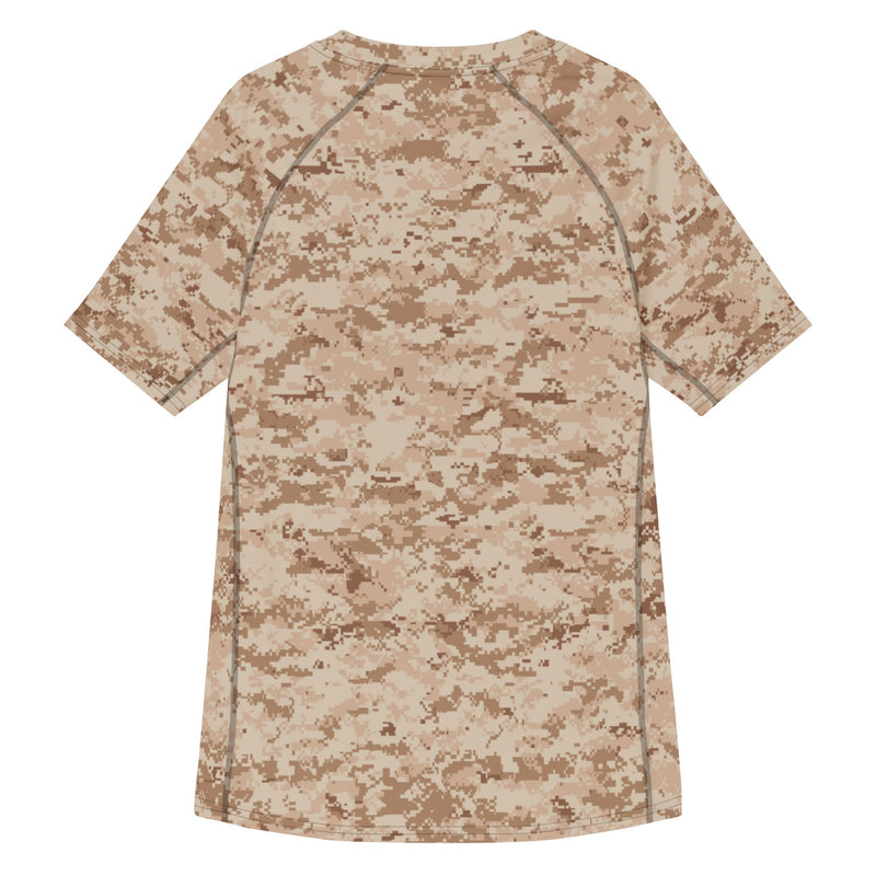 Digital Desert CAMO Mens Short-Sleeve Rash Guard - SS