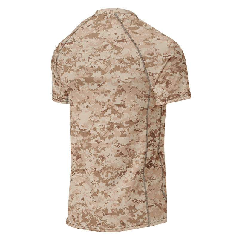 Digital Desert CAMO Mens Short-Sleeve Rash Guard - SS