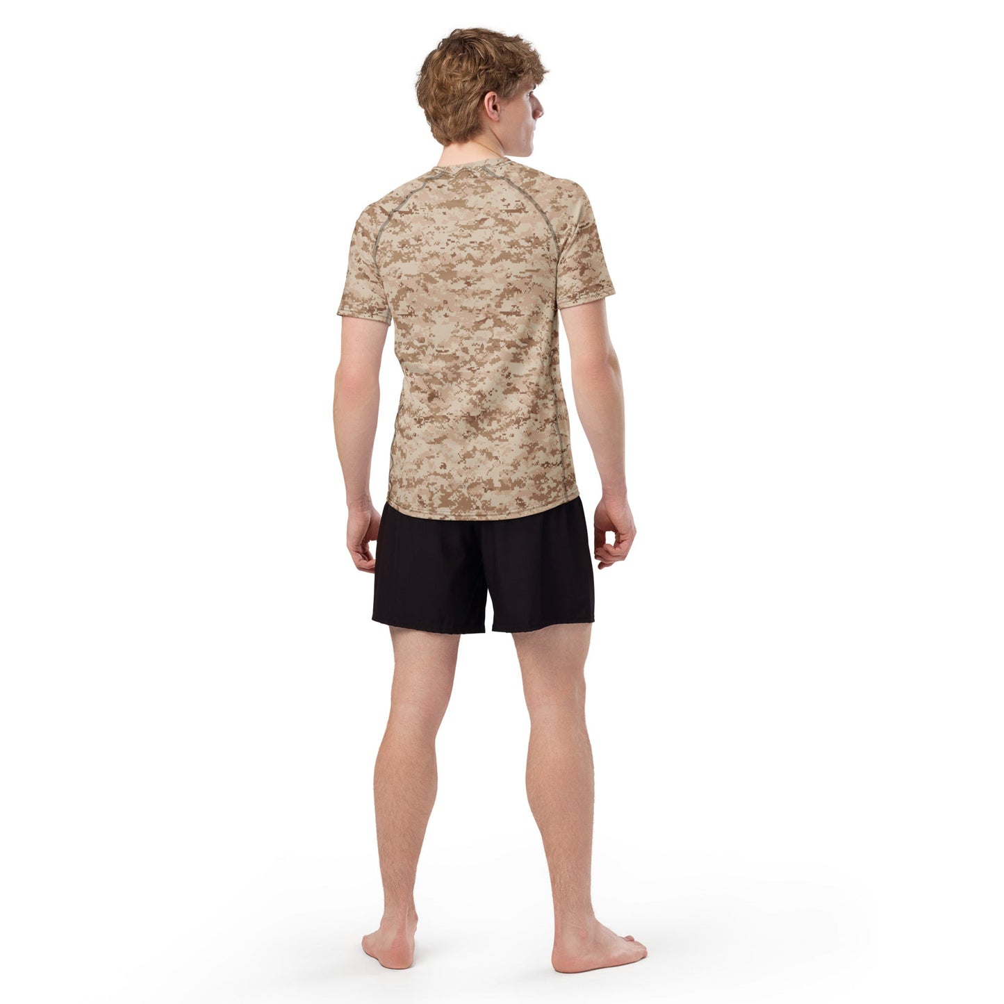 American Digital Desert CAMO Mens Short-Sleeve Rash Guard