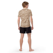 Digital Desert CAMO Mens Short-Sleeve Rash Guard - SS