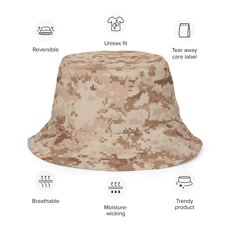 Digital Desert CAMO Reversible Bucket Hat - Head