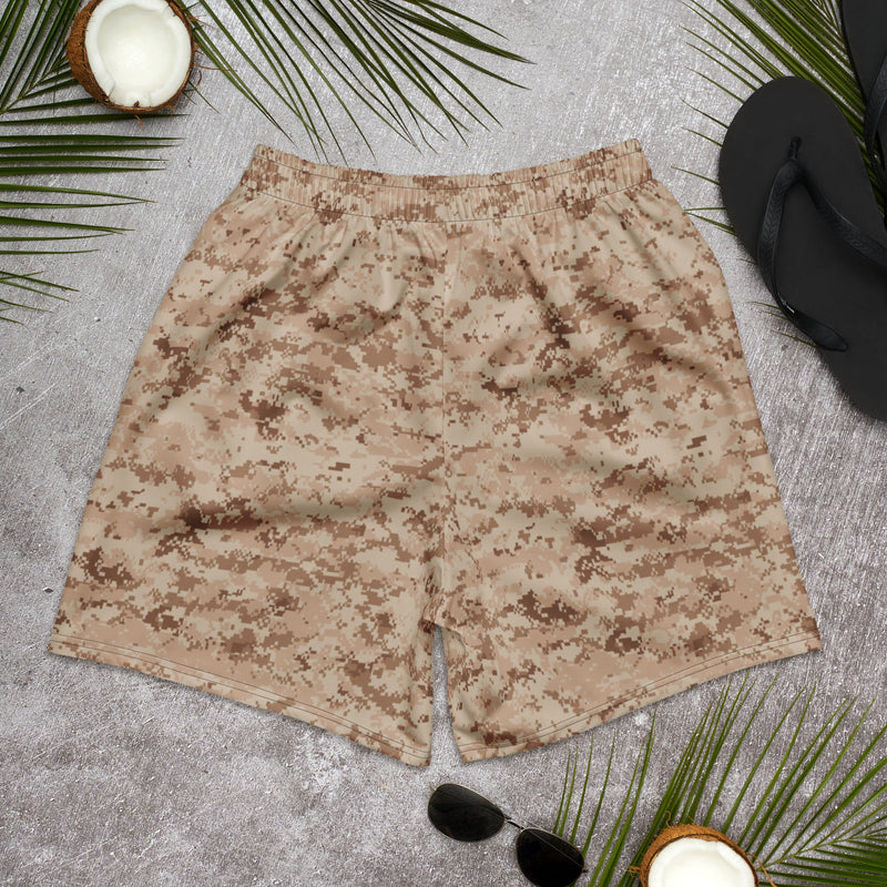 Digital Desert CAMO Unisex Athletic Long Shorts
