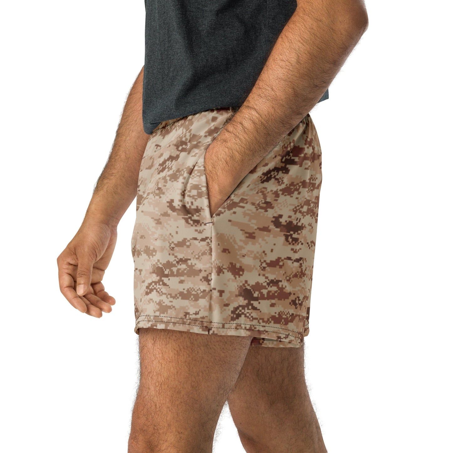 American Digital Desert CAMO Unisex Athletic Shorts - XS