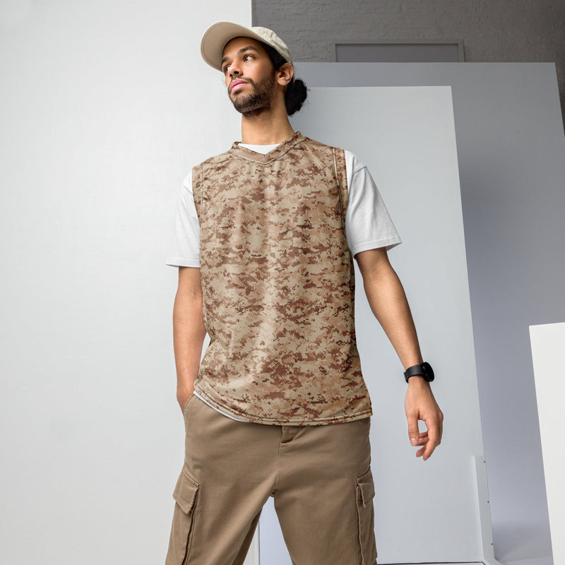 Digital Desert CAMO Unisex Basketball Jersey - 2XS