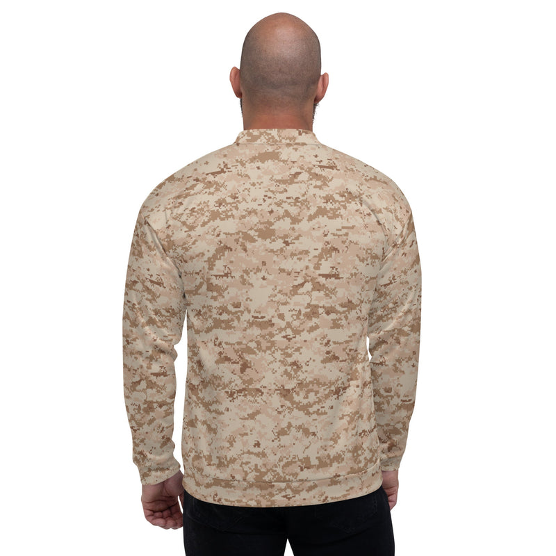 Digital Desert CAMO Unisex Bomber Jacket