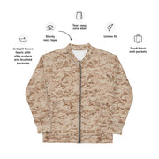 Digital Desert CAMO Unisex Bomber Jacket