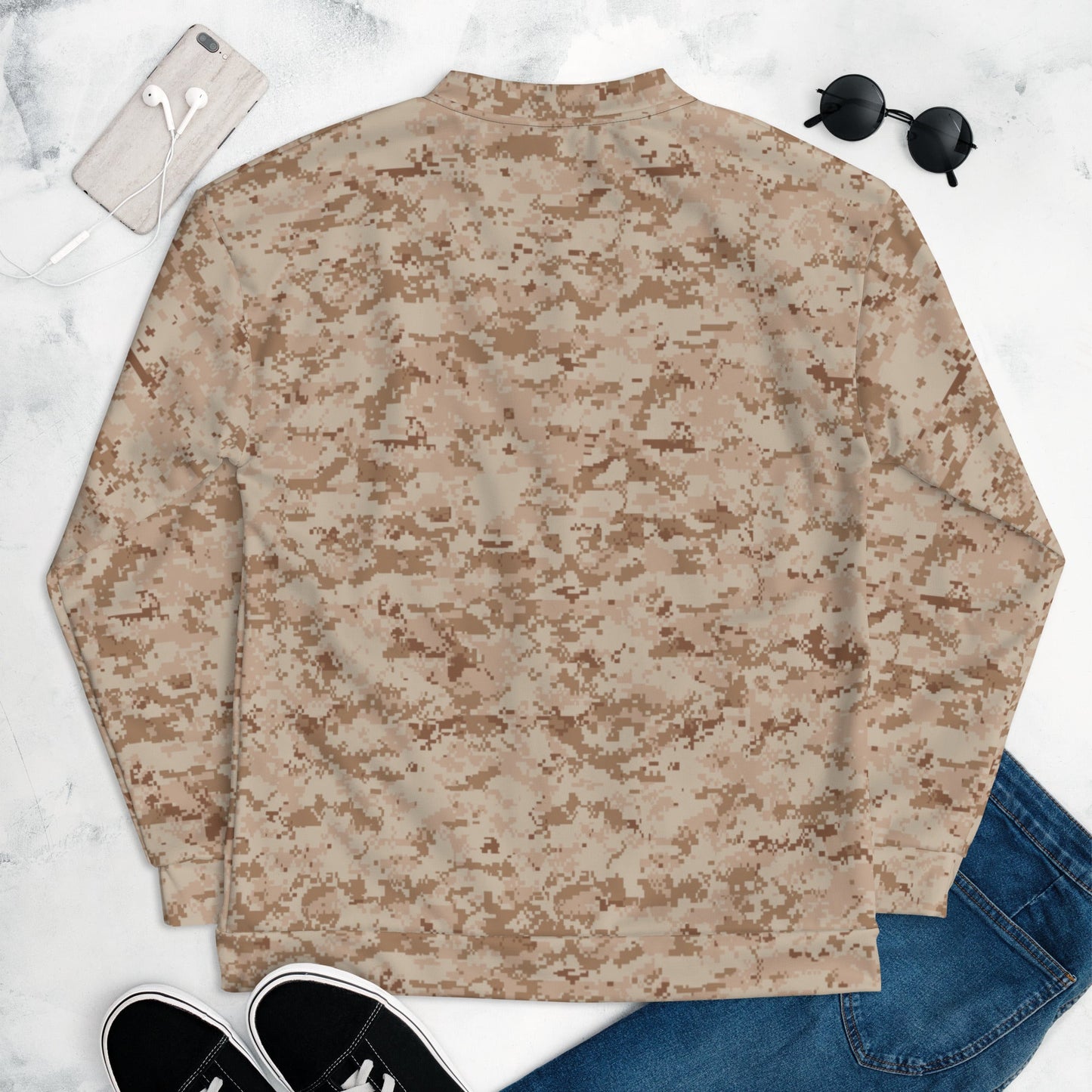 American Digital Desert CAMO Unisex Bomber Jacket - Jackets
