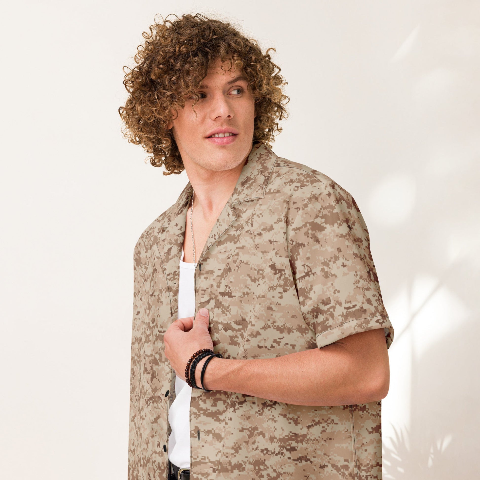 American Digital Desert CAMO Unisex button shirt - Button Shirts