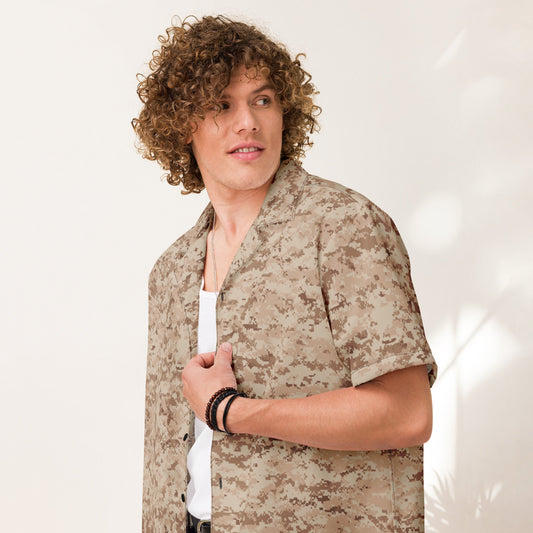 American Digital Desert CAMO Unisex button shirt - Button Shirts