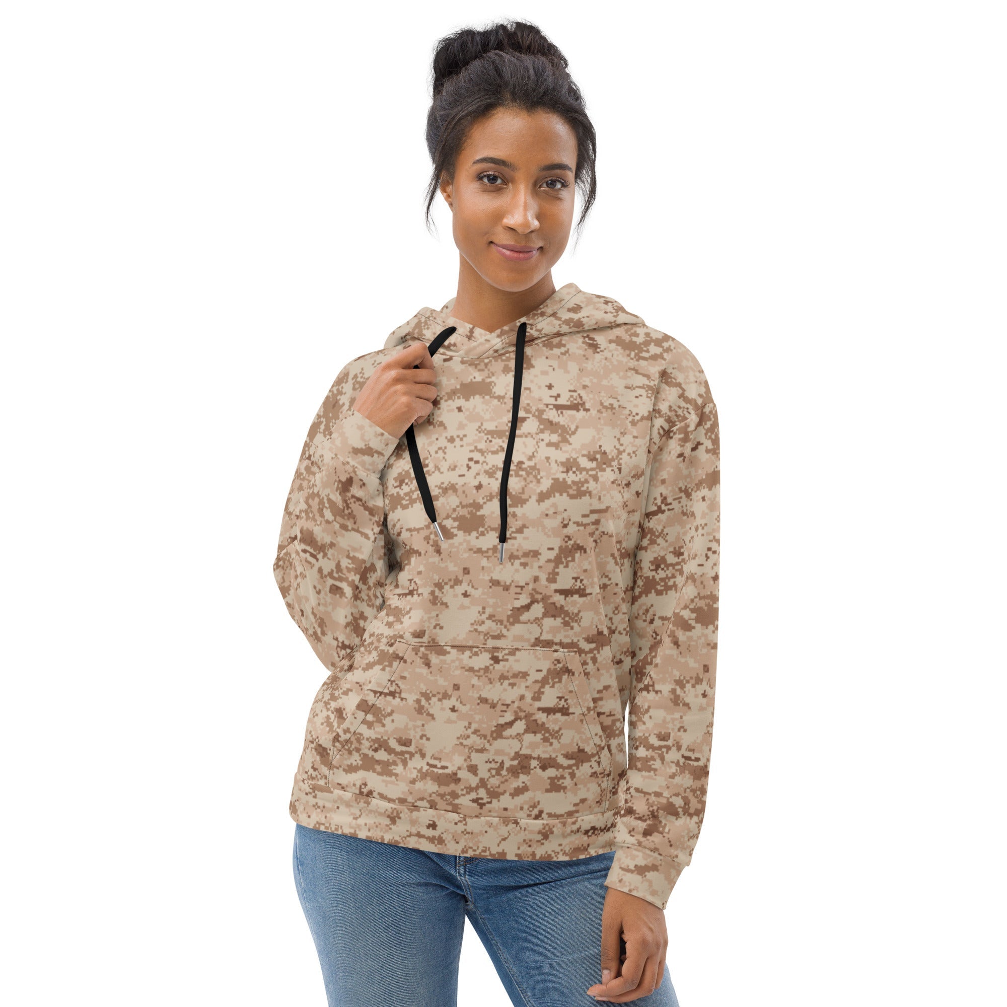 CAMO HQ - Digital Desert CAMO Unisex Hoodie - Worldwide Shipping