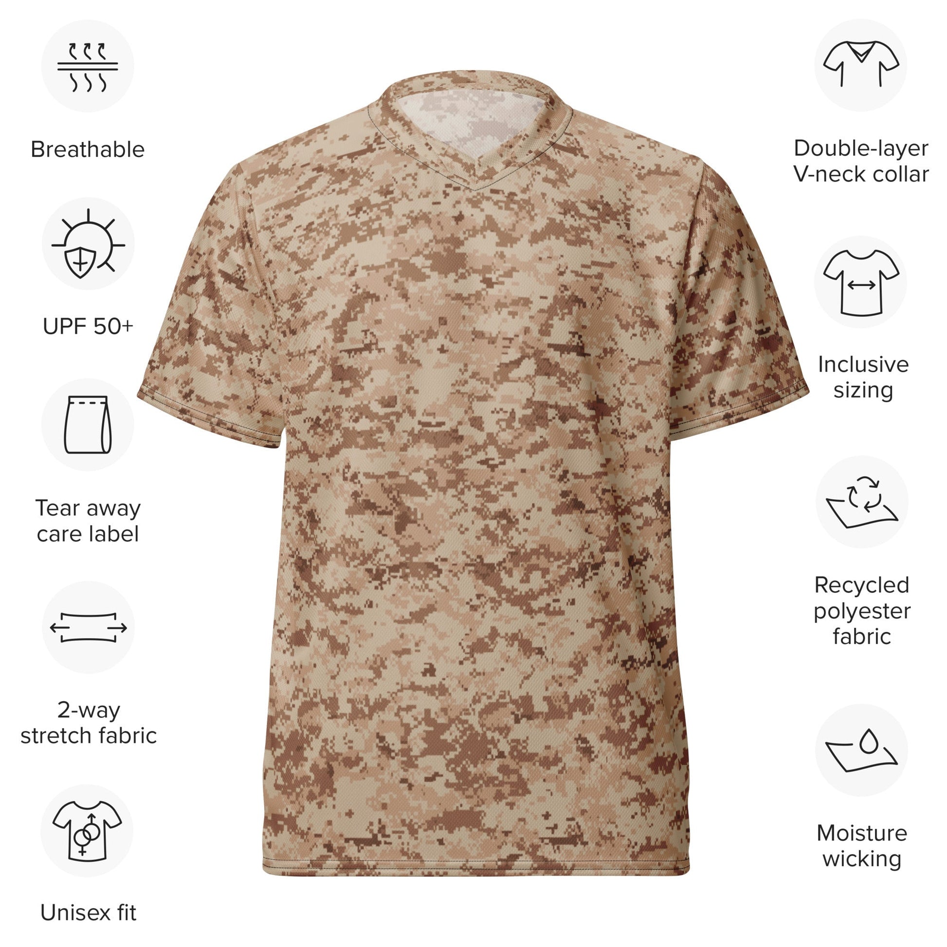 American Digital Desert CAMO unisex sports jersey - Sports Jerseys