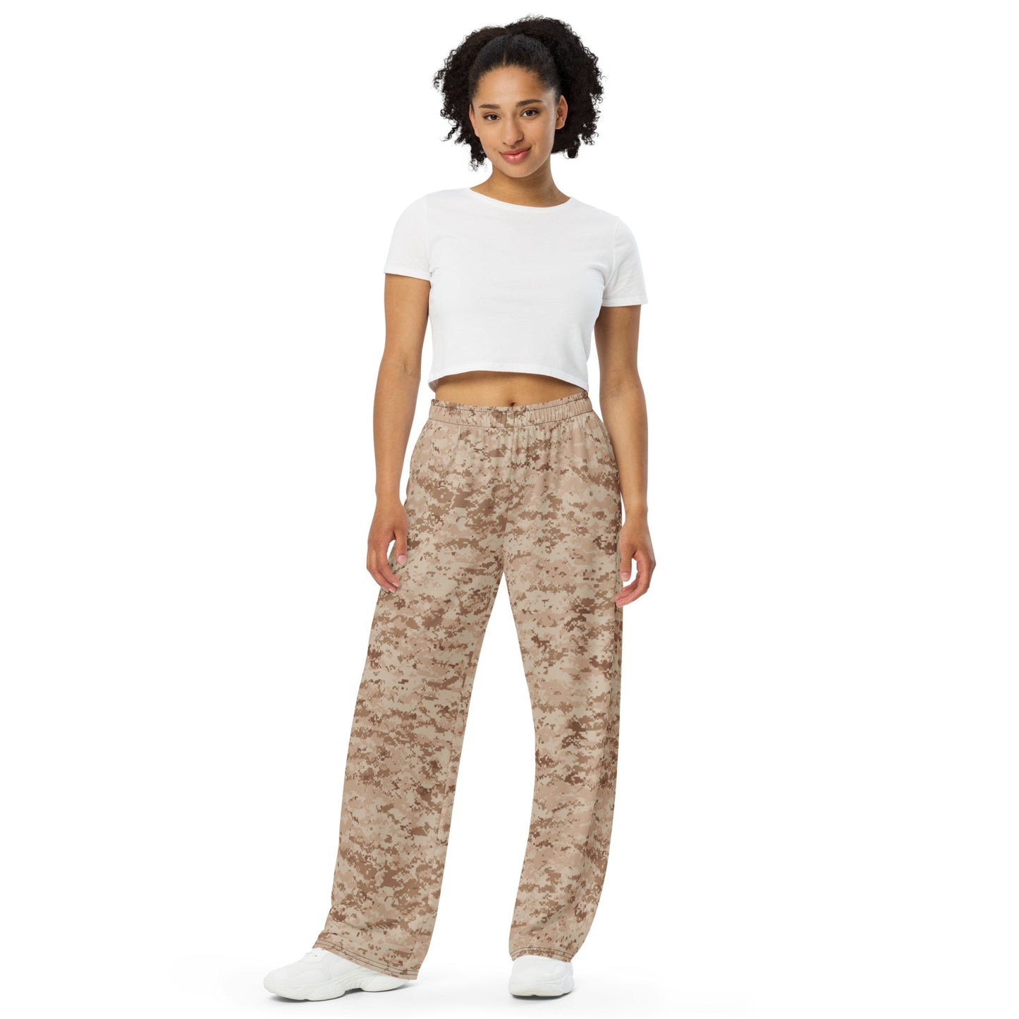 American Digital Desert CAMO unisex wide leg pants Wide Pants