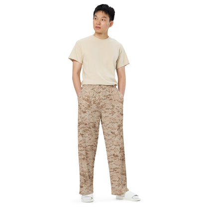 American Digital Desert CAMO unisex wide leg pants Wide Pants