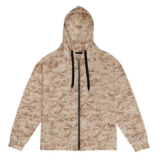 Digital Desert CAMO Unisex Zip Hoodie - 2XS