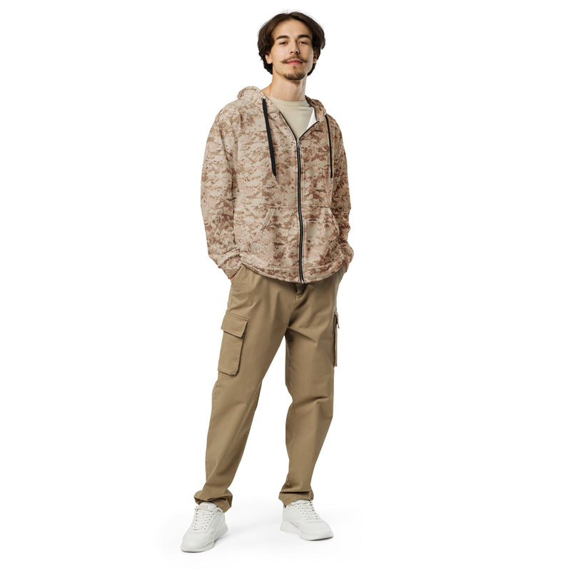 Digital Desert CAMO Unisex Zip Hoodie