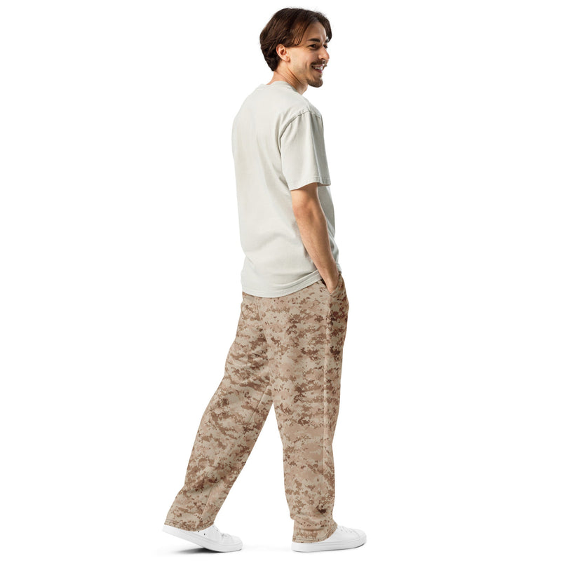 Digital Desert CAMO Unisex Wide-Leg Joggers