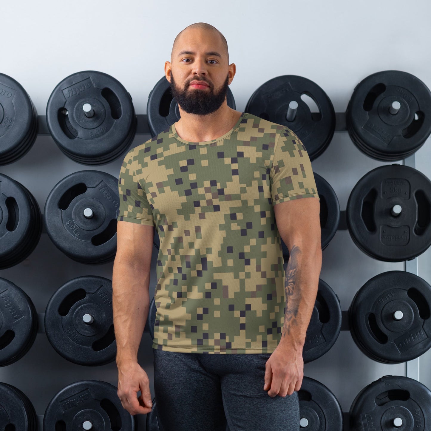American Digital Dual-Tex CAMO Mens Athletic T-shirt - XS - T-Shirts