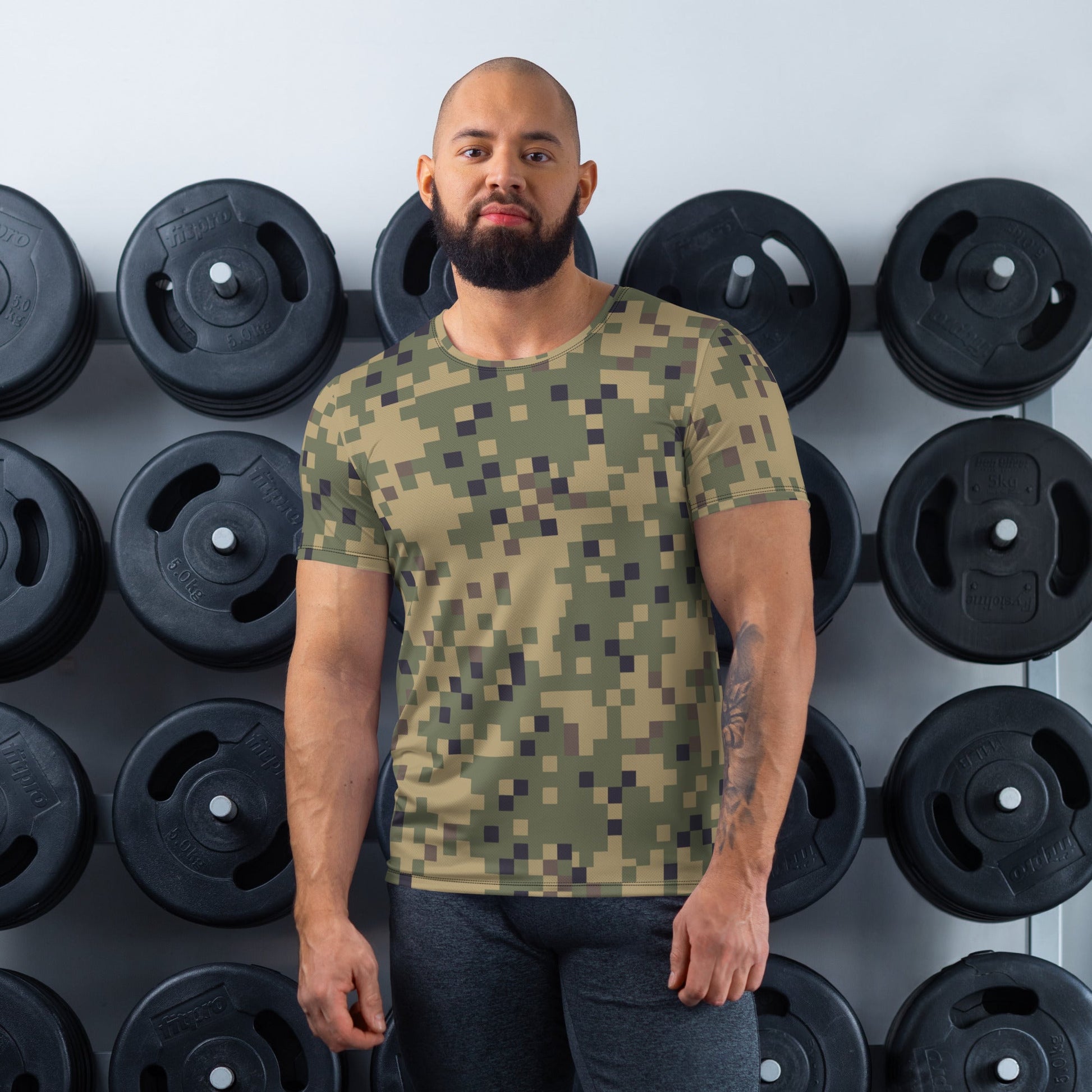 American Digital Dual-Tex CAMO Mens Athletic T-shirt - XS - T-Shirts