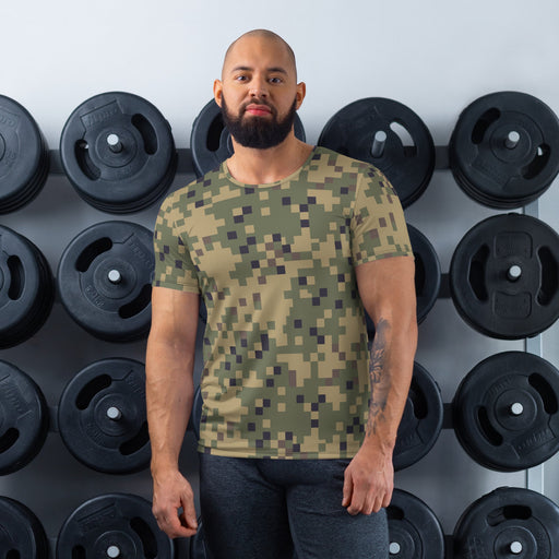 Digital Dual-Tex CAMO Mens Athletic T-Shirt - XS - Shirt