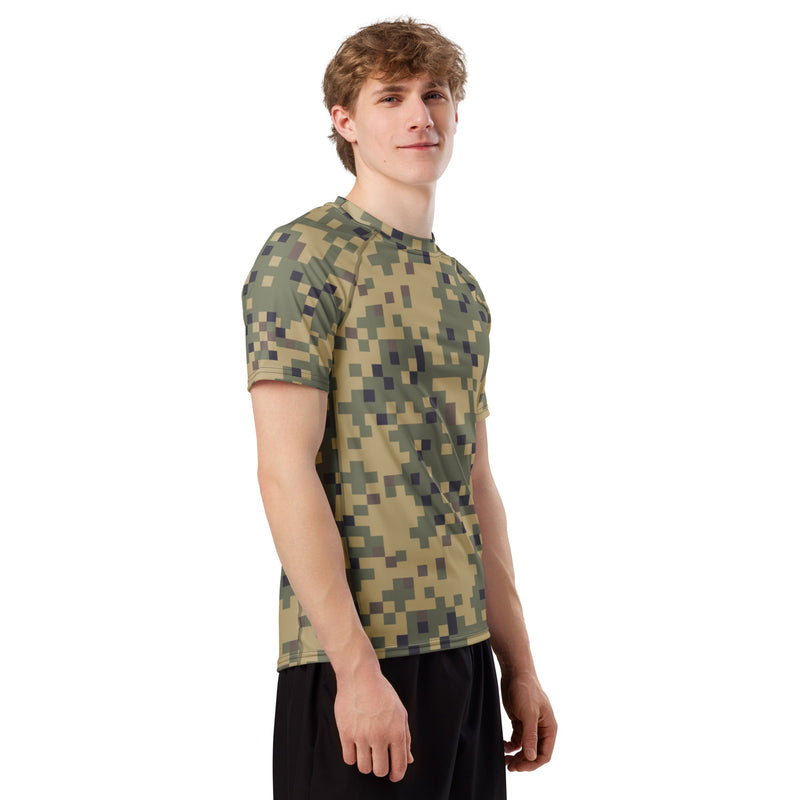 Digital Dual-Tex CAMO Mens Short-Sleeve Rash Guard - SS