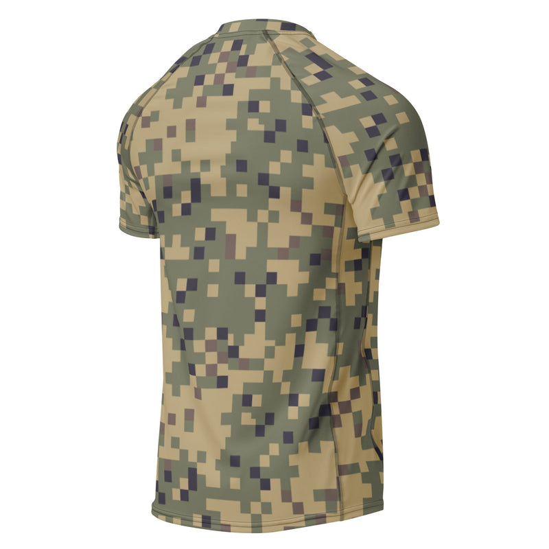 Digital Dual-Tex CAMO Mens Short-Sleeve Rash Guard - SS