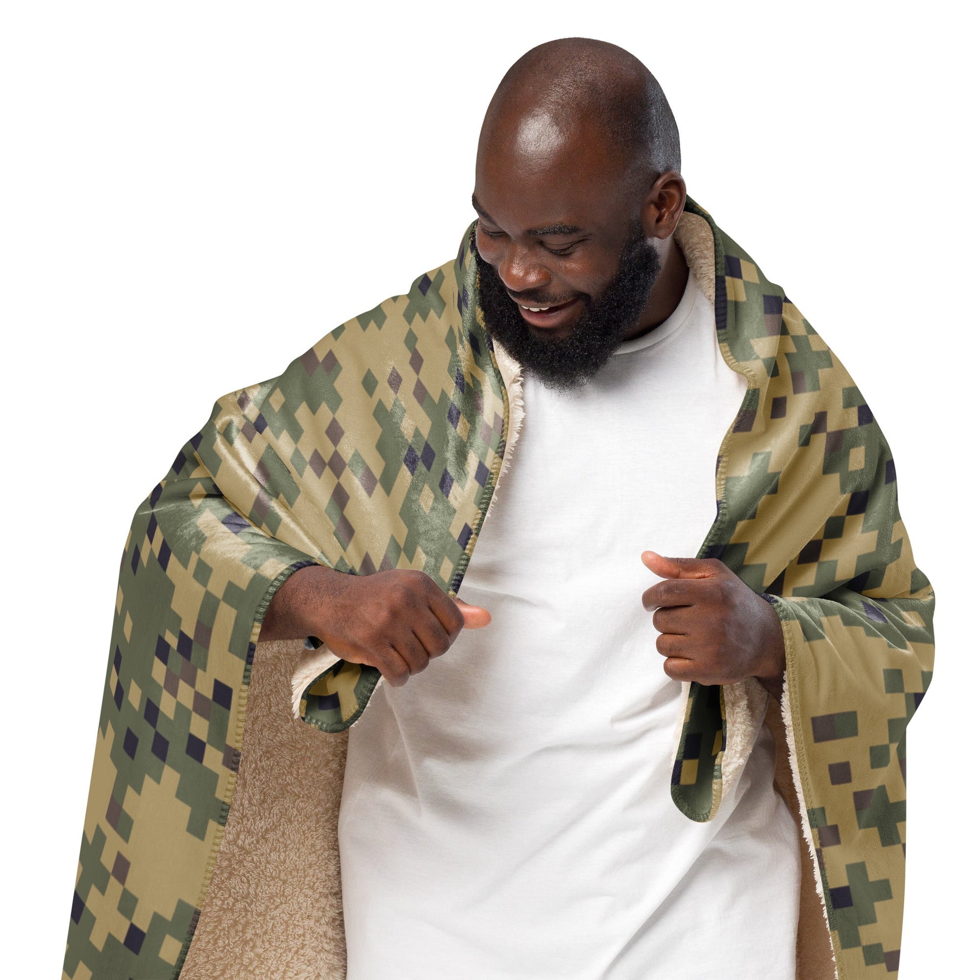 American Digital Dual Tex CAMO Sherpa blanket Blankets