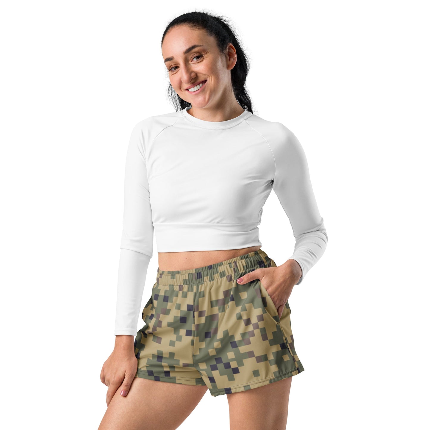 American Digital Dual-Tex CAMO Unisex Athletic Shorts