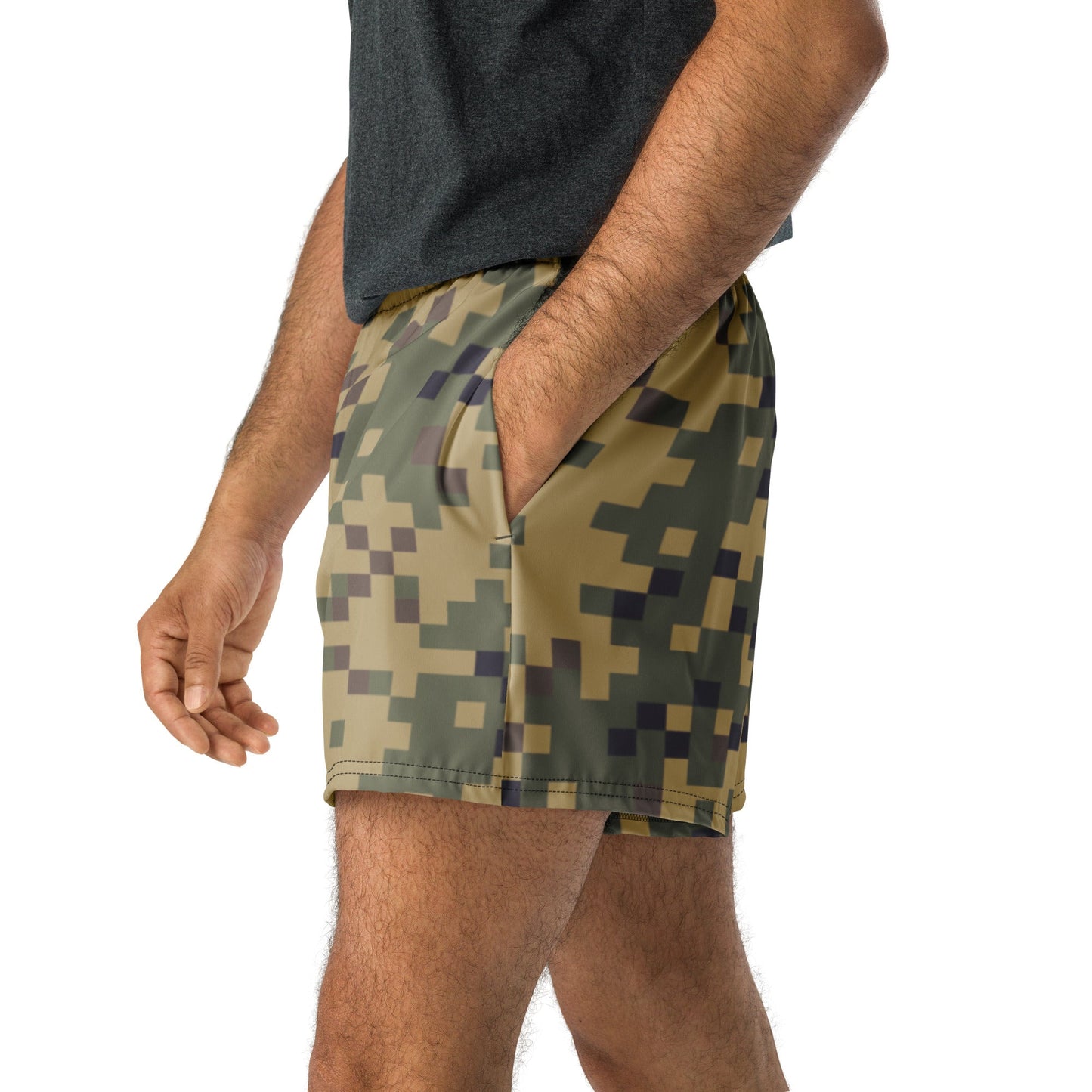 American Digital Dual-Tex CAMO Unisex Athletic Shorts - XS
