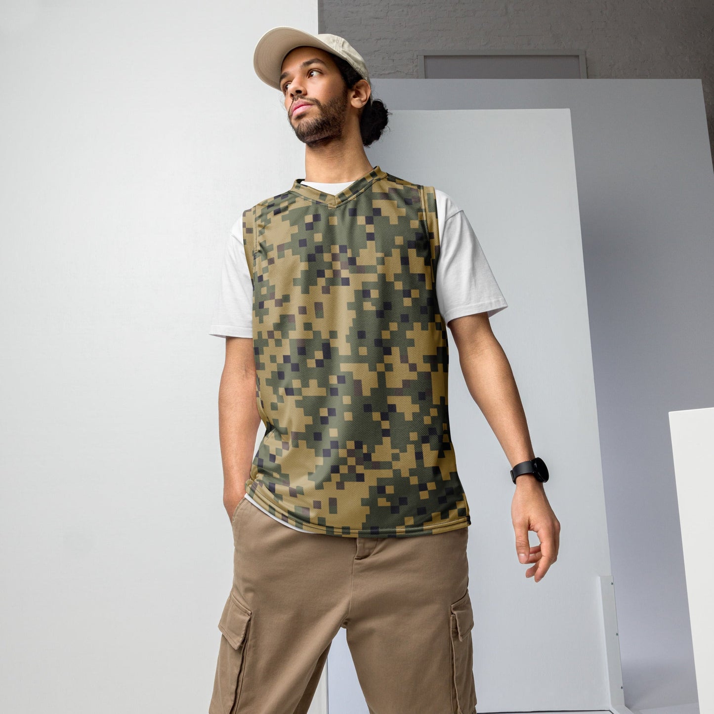 American Digital Dual-Tex CAMO unisex basketball jersey - 2XS - Basketball Jerseys