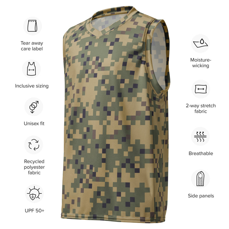 Digital Dual-Tex CAMO Unisex Basketball Jersey