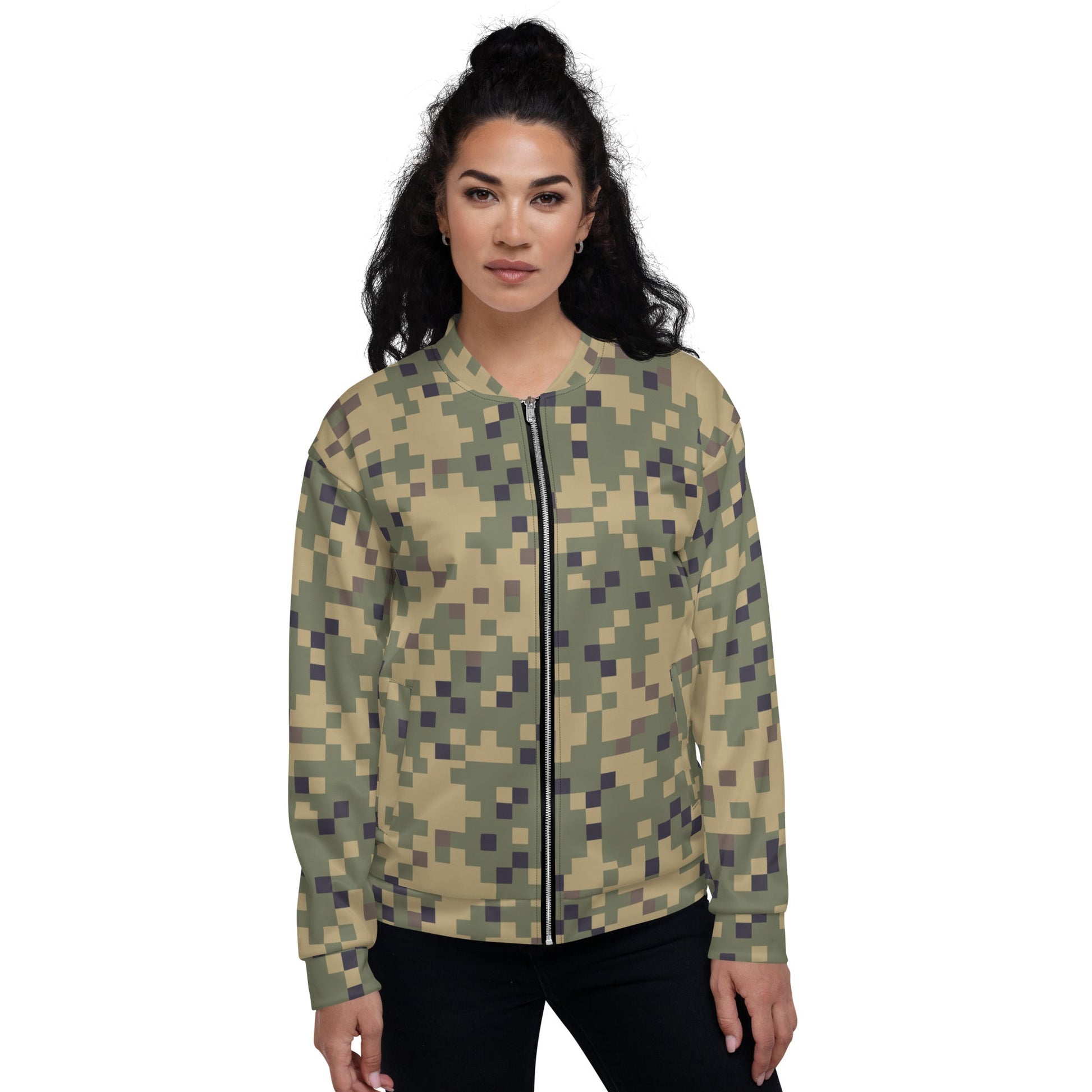 American Digital Dual-Tex CAMO Unisex Bomber Jacket - Jackets