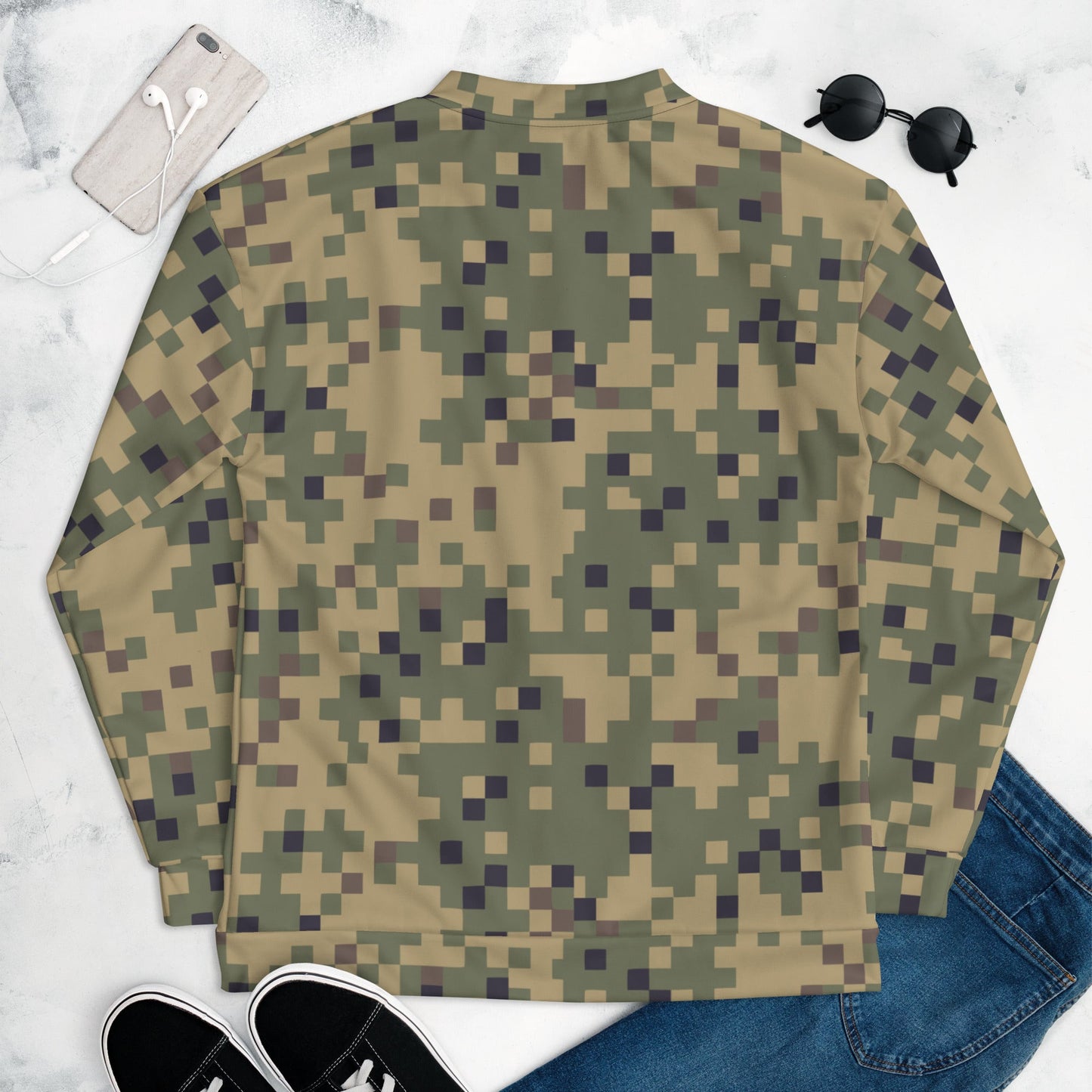 American Digital Dual-Tex CAMO Unisex Bomber Jacket - Jackets