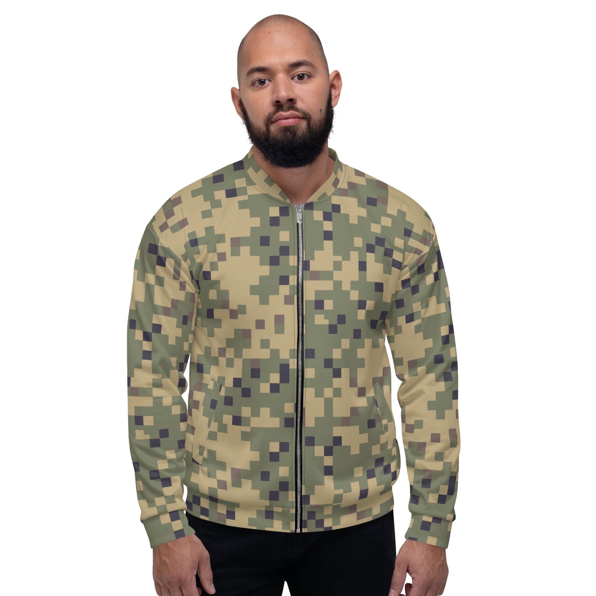 American Digital Dual-Tex CAMO Unisex Bomber Jacket - Jackets