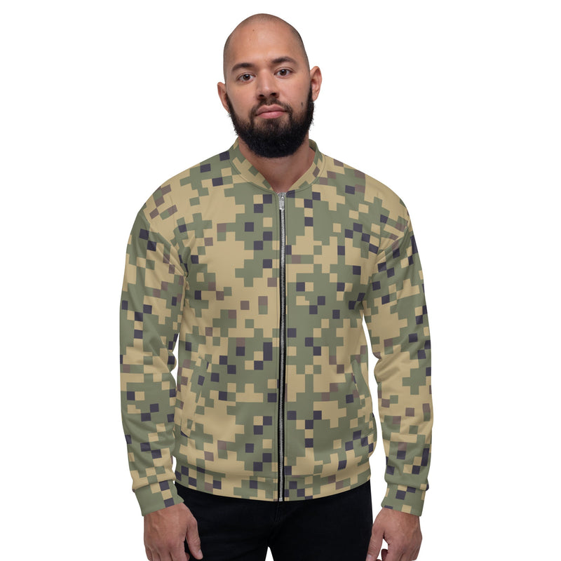 Digital Dual-Tex CAMO Unisex Bomber Jacket