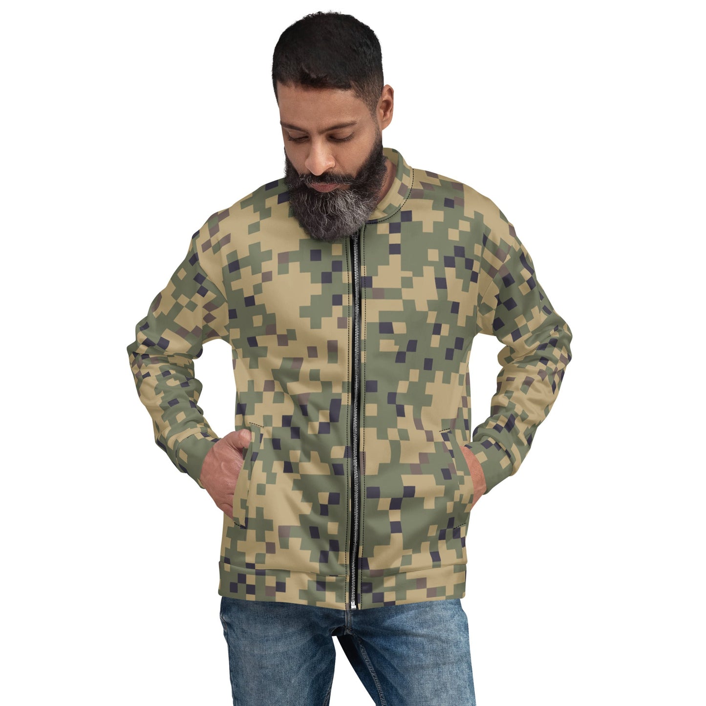 American Digital Dual-Tex CAMO Unisex Bomber Jacket - Jackets