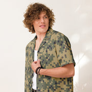 Digital Dual-Tex CAMO Unisex Short-Sleeve Button Shirt - Button-Up