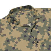 Digital Dual-Tex CAMO Unisex Short-Sleeve Button Shirt - Button-Up