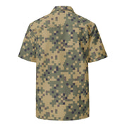 Digital Dual-Tex CAMO Unisex Short-Sleeve Button Shirt - Button-Up