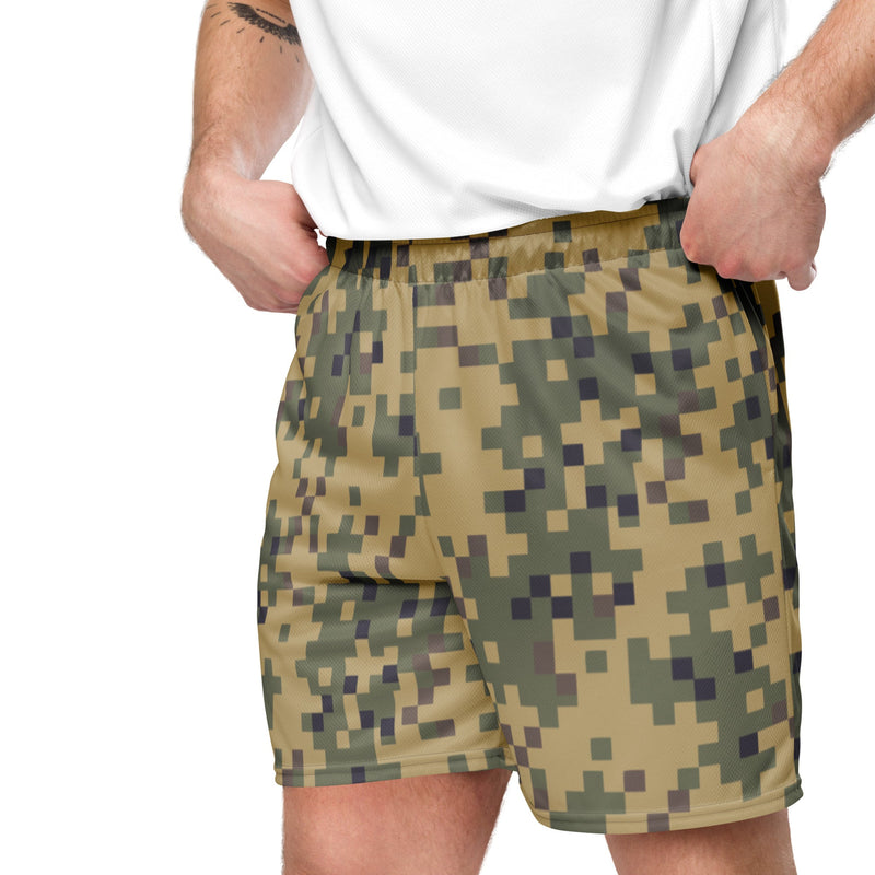 Digital Dual-Tex CAMO Unisex Mesh Shorts