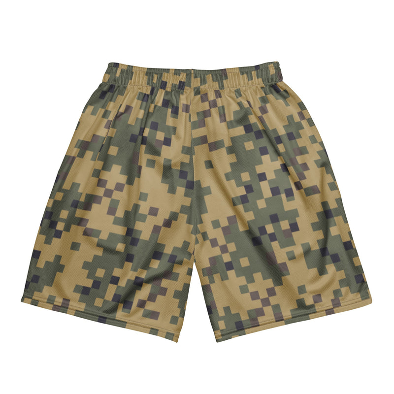 Digital Dual-Tex CAMO Unisex Mesh Shorts