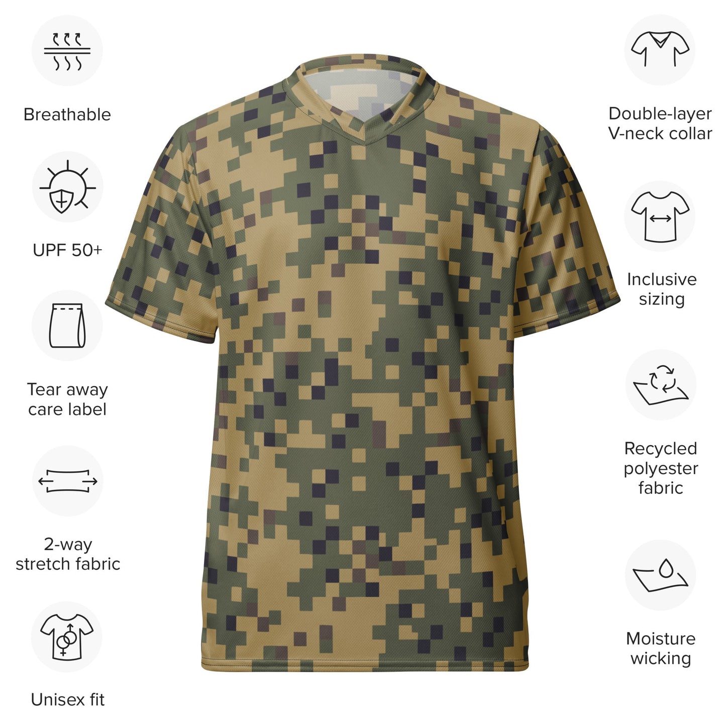 American Digital Dual-Tex CAMO unisex sports jersey - Sports Jerseys