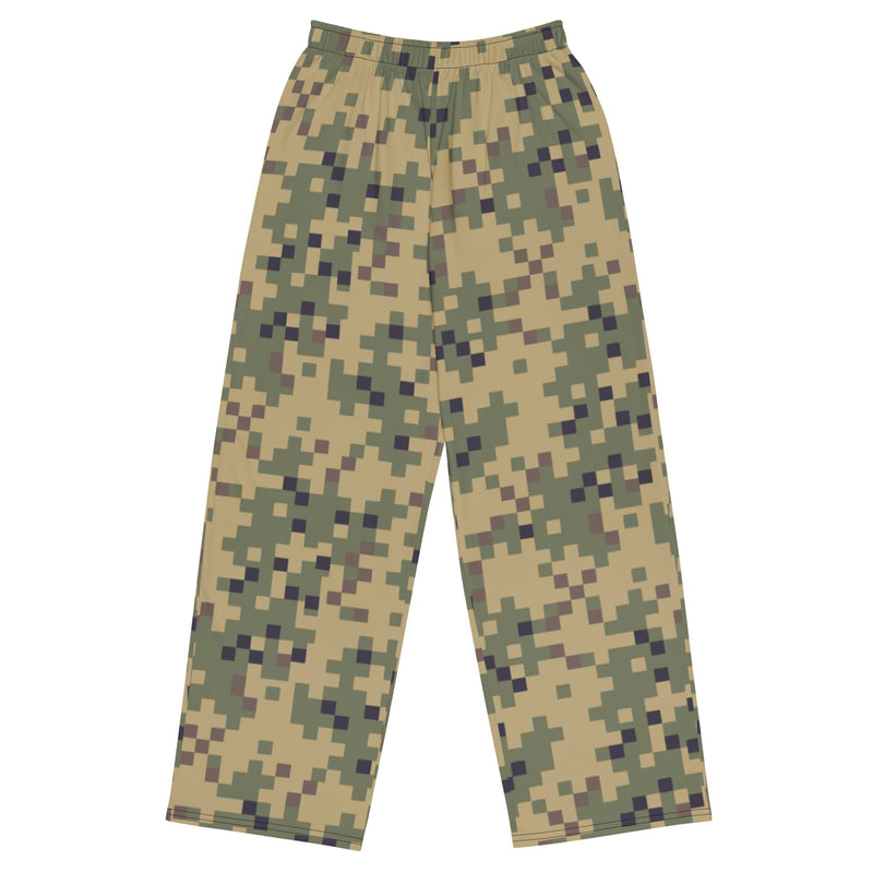 Digital Dual-Tex CAMO Unisex Wide-Leg Leisure Pants - 2XS - Pant