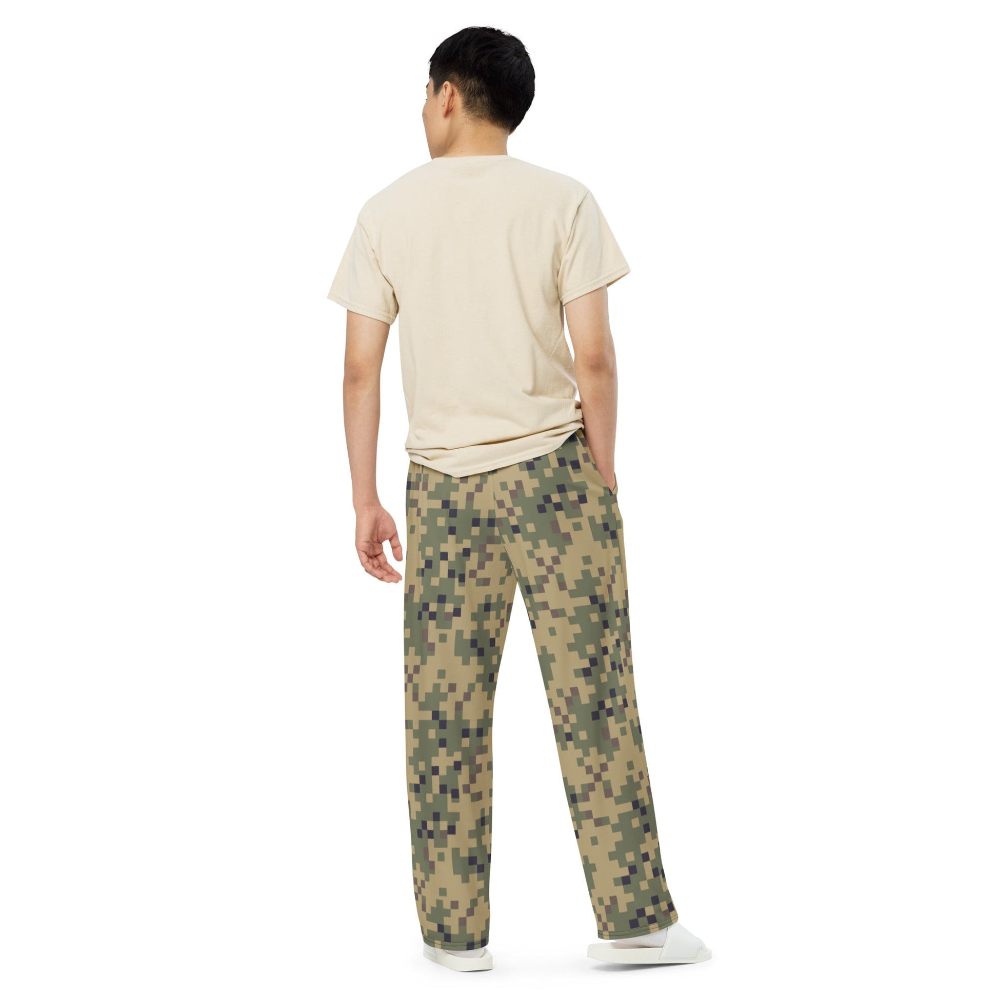 American Digital Dual-Tex CAMO unisex wide-leg pants - Wide-leg Pants