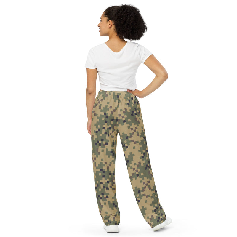 Digital Dual-Tex CAMO Unisex Wide-Leg Leisure Pants - Pant