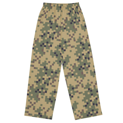 American Digital Dual-Tex CAMO unisex wide-leg pants - Wide-leg Pants