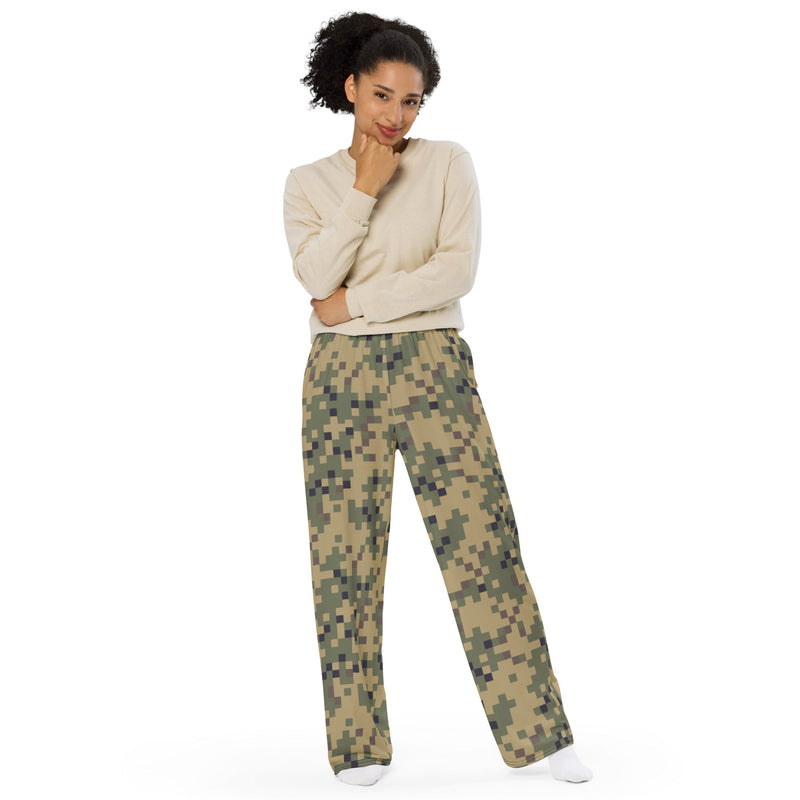 Digital Dual-Tex CAMO Unisex Wide-Leg Leisure Pants - Pant