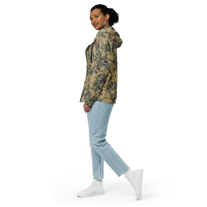 Digital Dual-Tex CAMO Unisex Zip Hoodie