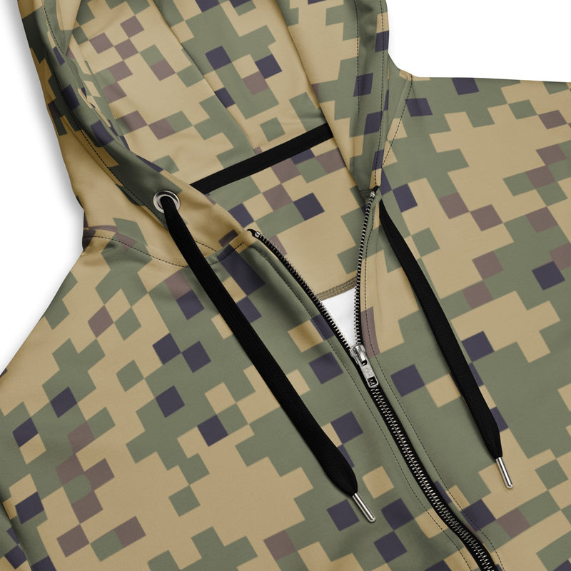 Digital Dual-Tex CAMO Unisex Zip Hoodie