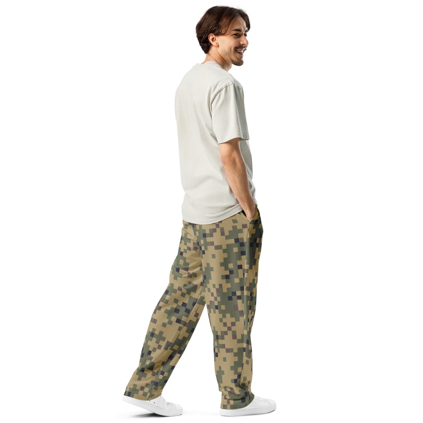 American Digital Dual-Tex CAMO Wide-leg joggers - Joggers